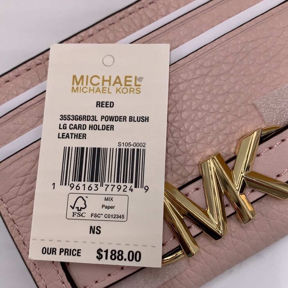MICHAEL KORS
Reed Large Pebbled Leather Card Holder
Case Wallet
POWDER BLUSH - Picture 7 of 10